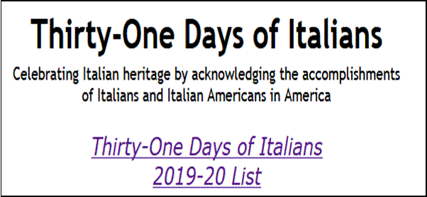 Thirty One Days of Italians1