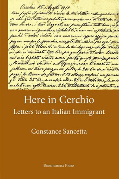 &quot;Here In Cerchio: Letters to an Italian Immigrant&quot;