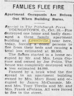 In this 1929 Pittsburgh Press Article, Roslyn Torella was able to verify the date of a house fire that endangered the lives of her grandparents and their children, including her father who was  only three weeks old.