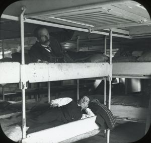 Most of our ancestors sailing the Atlantic spent two weeks aboard a steamship sleeping in noisy, foul and cramped steerage accommodations with up to 200 other passengers. They had no privacy and often resorted to sleeping in their clothes. It was a miserable experience