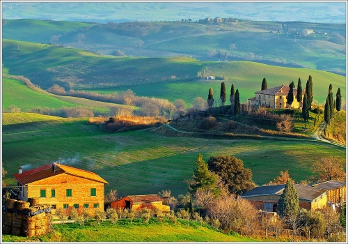 Tuscany hills view