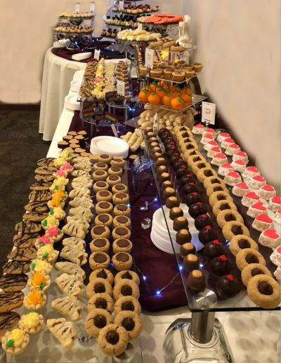 Carla Centofante Davanzo shared this photo of the cookie table from her nephew&#039;s 2018 wedding