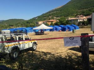 San Pellegrino’s tent camps