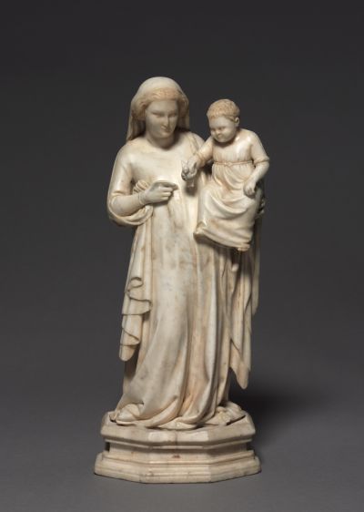 Madonna and Child Marble with traces of gilding, H.15 inches Andrea Pisano, Italian (born Pisa, active Florence), 1290-1348 The Cleveland Museum of Art - Leonard C. Hanna, Jr. Fund  1972.51