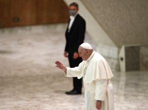 The Vatican announced, Pope Francis suspending public audiences