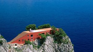 Casa Malaparte on the Coast of Capri