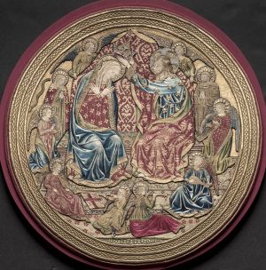 Embroidery from an Altar Frontal: Coronation of the Virgin Gold, silver and silk thread Italy, Florence, 1459 The Cleveland Museum of Art Purchase from the J.H. Wade Fund 1953.129