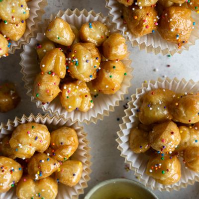 In the  Cucina with  La Gazzetta: La Cicerchiata (Struffoli)