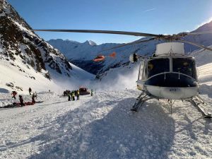 An avalanche on the Val Senales killed three German skiiers