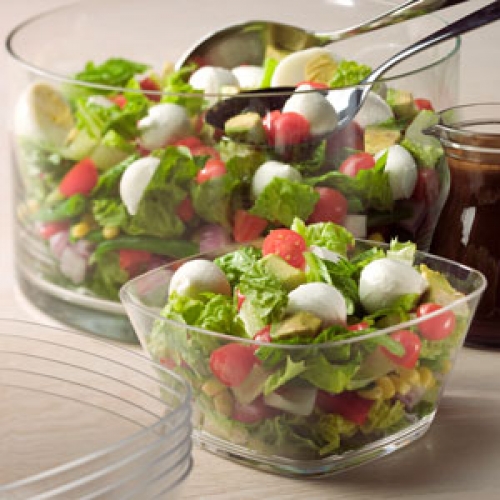 Layered Mozzarella Chef Salad