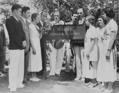 A Cultural Legacy to Italy, The Italian Cultural Garden