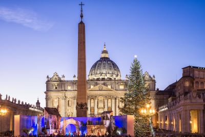 On the Cover: Experience the Magic of Christmas at  St. Peter&#039;s Basilica in Rome
