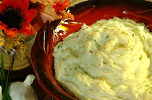 Garlic Mashed Potatoes with Mascarpone