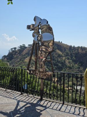 Francis Ford Coppola Sculpture in Savoca