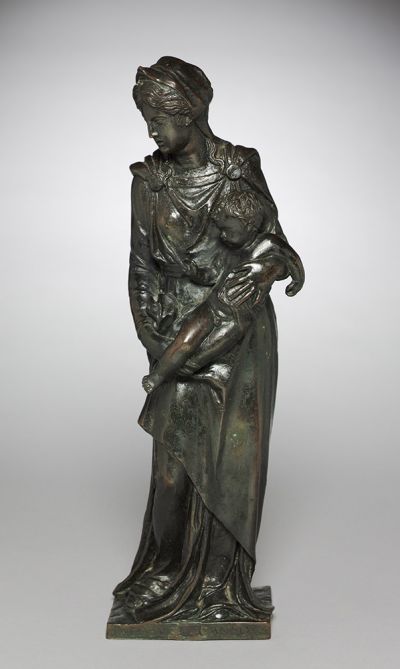 Madonna and Child, early 1530s, Bronze, h. 18-3/4 inches Jacopo Sansovino, Italian, Venice, 1486-1570 The Cleveland Museum of Art, The John L. Severance Fund  1951.316