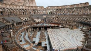 Italian Government rebuilt Colosseum