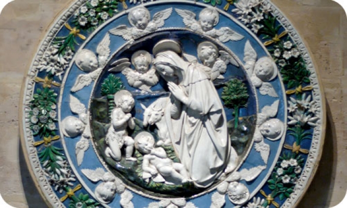 The Della Robbia Christmas Wreath - La Gazzetta Italiana