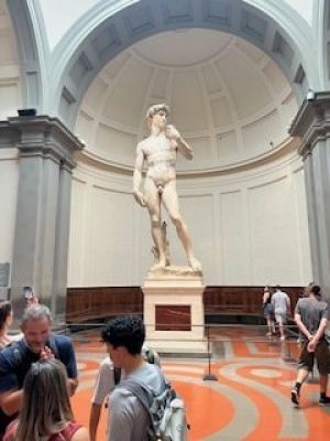 Michaelangelo’s David at the Academia