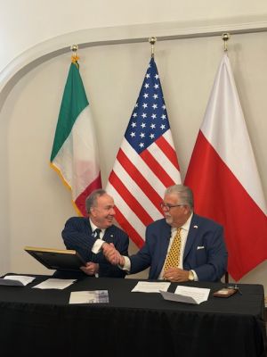 NIAF President &amp; CEO Robert Allegrini and PAC President Hubert Cioromski