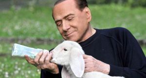 Silvio Berlusconi calling for Italians to have a &quot;vegetarian Easter&quot;