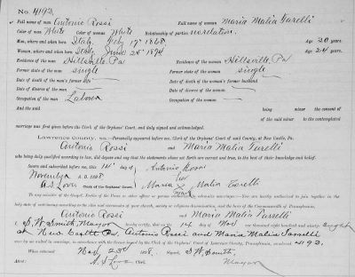 Discovering La Famiglia: Finding Your Family in U.S. Marriage Records