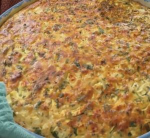 In the Cucina with La Gazzetta: One-bowl Zucchini Quiche