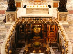 Beneath the High Altar in St. Peter&#039;s Basilica