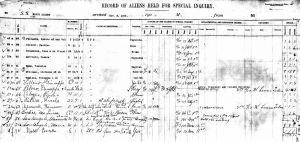 Discovering La Famiglia - Secrets in Passenger Lists: Detained Passengers