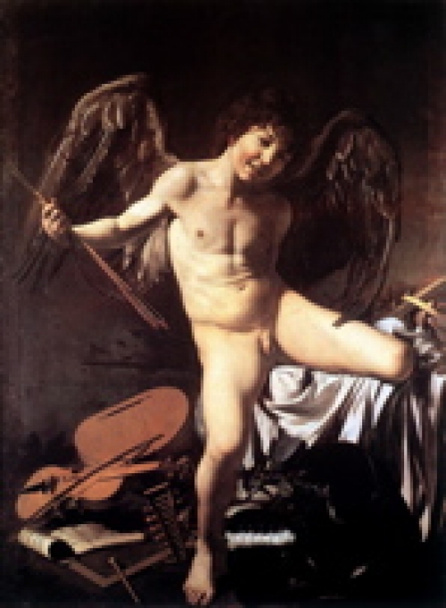 Caravaggio&#039;s &quot;Amor vincit omnia&quot;