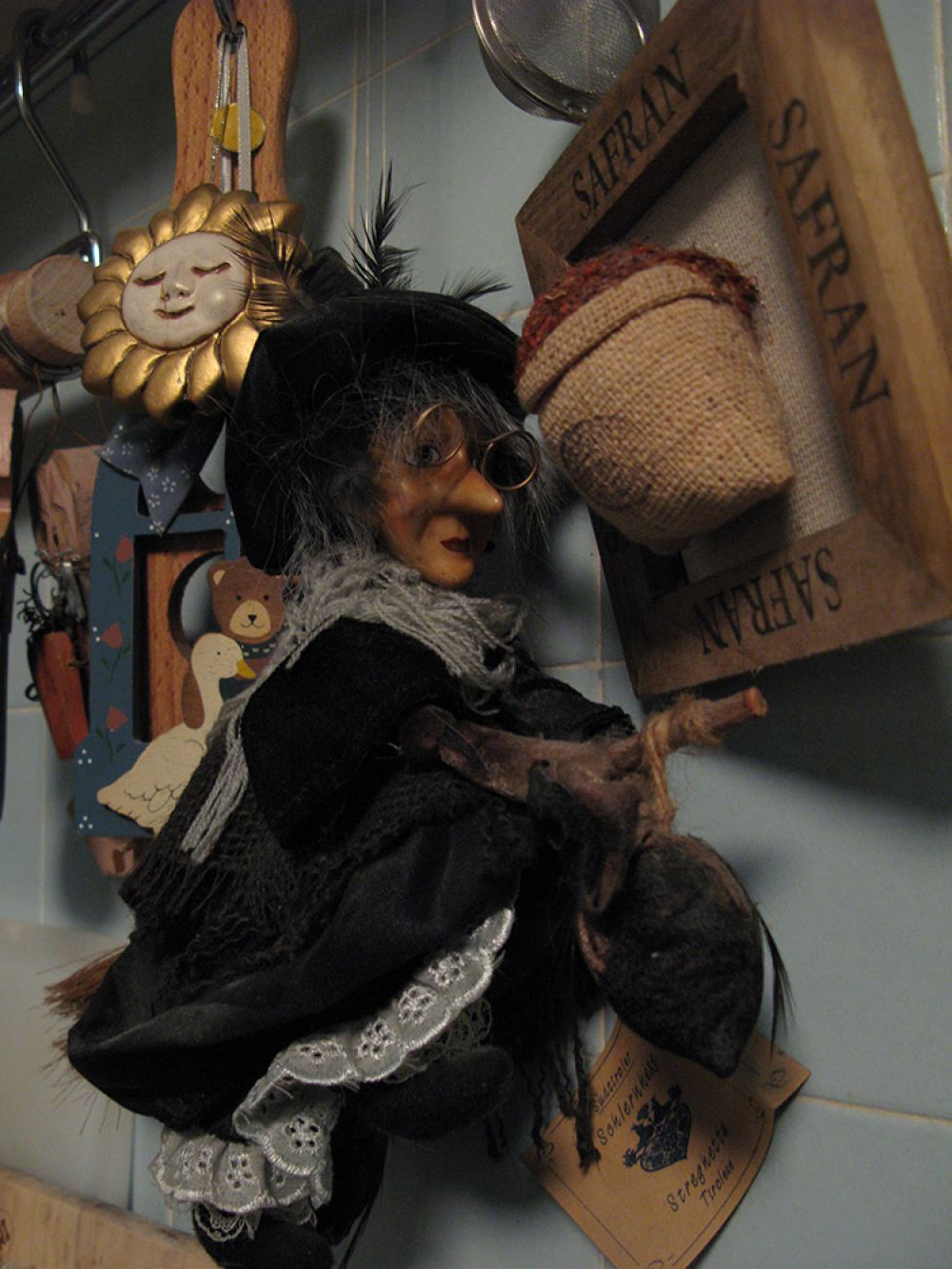 Epiphany's Italian Character: Befana. Old Woman On The Broom