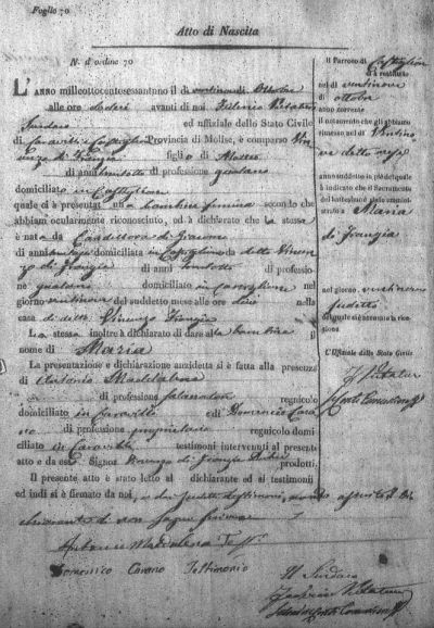 This month, Roslyn does a deep dive on reading and translating Italian civil birth records like this one, her second great-grandmother&#039;s. Some civil records also contain baptismal information, usually found in the right margin like you see in this record.  