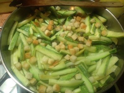 Zucchini with Capers and Breadcrumbs